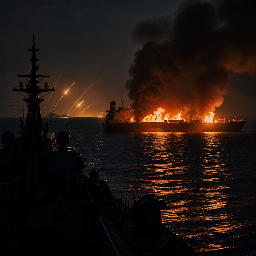 Hormuz sous le feu : la troisième nuit de frappes qui rejoue la guerre des tankers